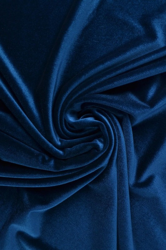 Velour med stræk