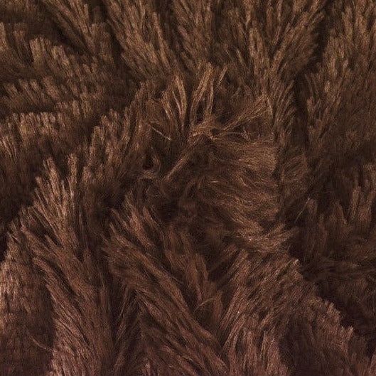 BRUN LANGHÅRET PLYS – 30 MM LUV & ENVEJS STRÆK