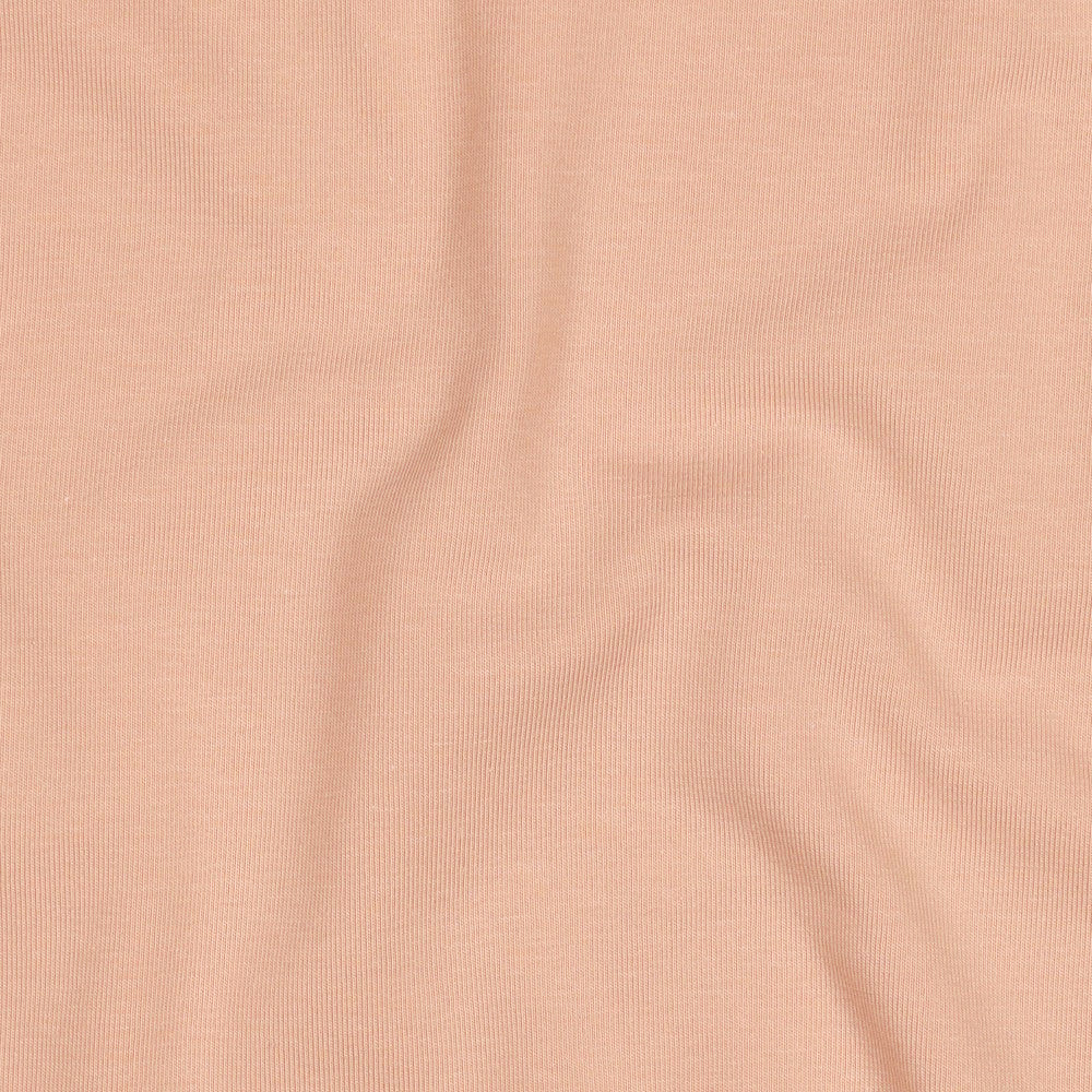 STØVET LYSERØD ØKOLOGISK BOMULDSJERSEY