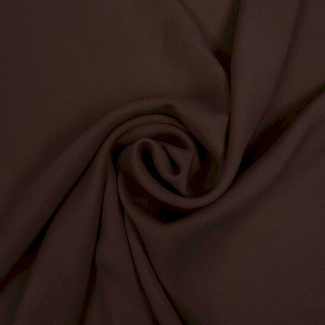 MØRKEBRUN TENCEL™ TWILL – BLØD, ÅNDBAR & SMIDIG DRAPERING