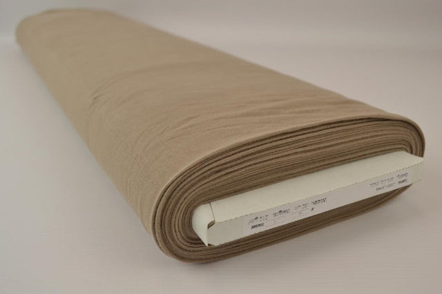 TAUPE BOMULDSJERSEY – NATURLIG, ÅNDBAR & STRÆKBAR