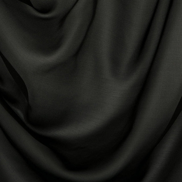 BRANDHÆMMENDE CHIC CHIFFON STOF TIL GARDINER - SORT