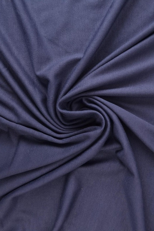 NAVY VISKOSE JERSEY – BLØD, ÅNDBAR & STRÆKBAR