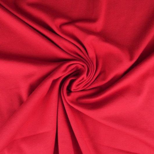 RØD BOMULDSJERSEY – NATURLIG, ÅNDBAR & STRÆKBAR