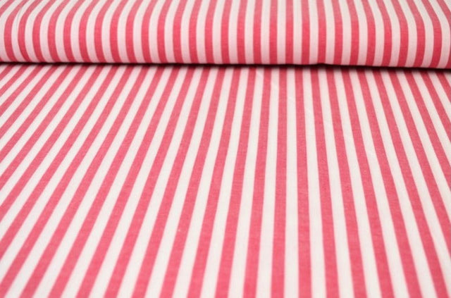 PINK 6,5 MM GINGHAM STRIBER – OEKO-TEX BOMULD, LET & ÅNDBAR