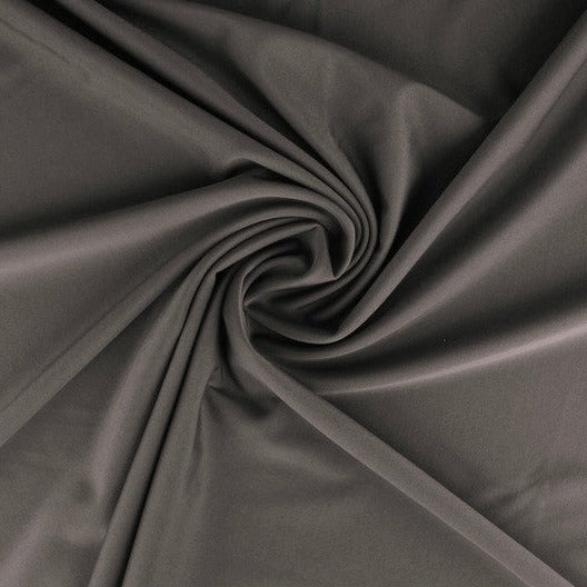 MØRKEGRÅ LYCRA – 4-VEJS STRÆK & HURTIGTØRRENDE