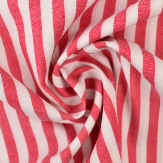 PINK 6,5 MM GINGHAM STRIBER – OEKO-TEX BOMULD, LET & ÅNDBAR