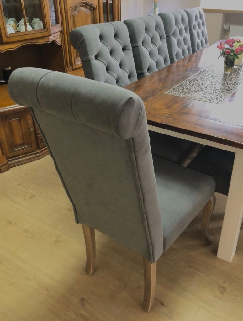 OLIVENBRUN TYK MAT VELOUR MØBELSTOF MED FLEECEBAGSIDE