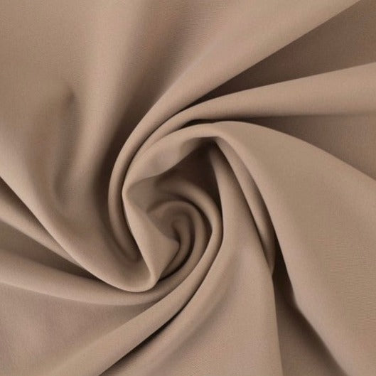 TAUPE LYCRA – 4-VEJS STRÆK & HURTIGTØRRENDE