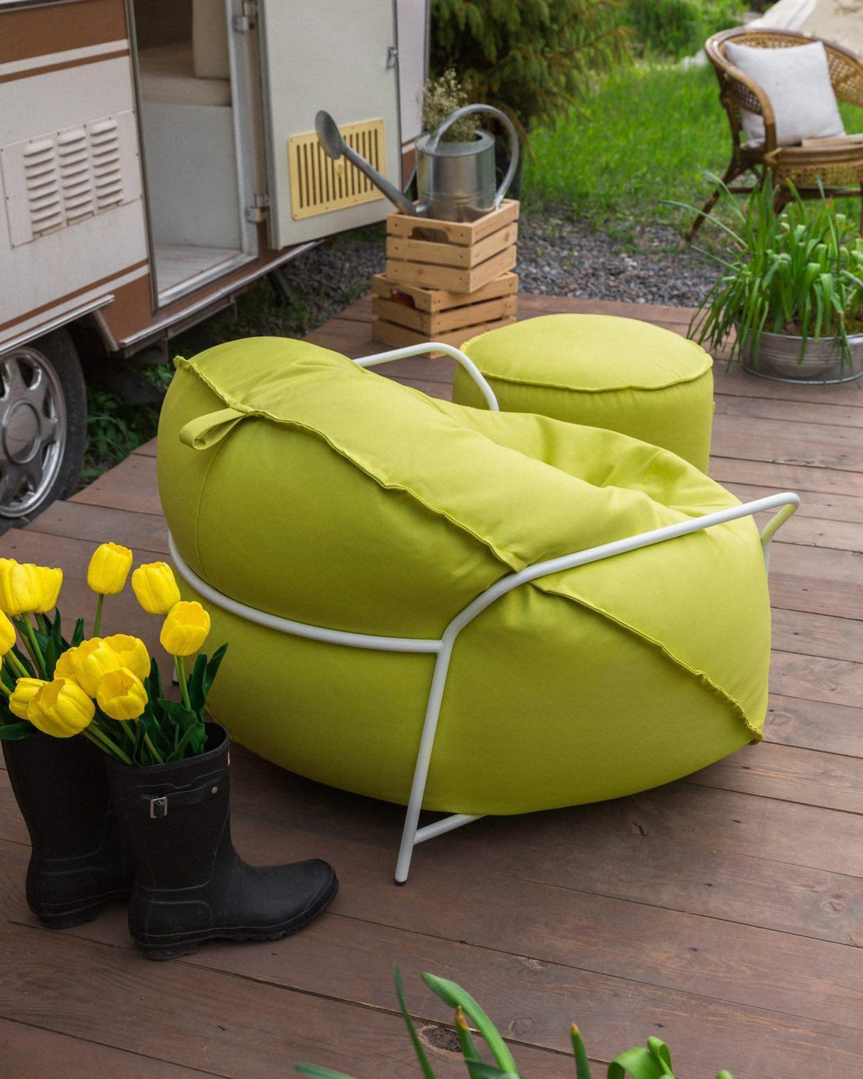 PLATIN KANARIA UDENDØRS MØBELSTOF – VAND- & UV-RESISTENT