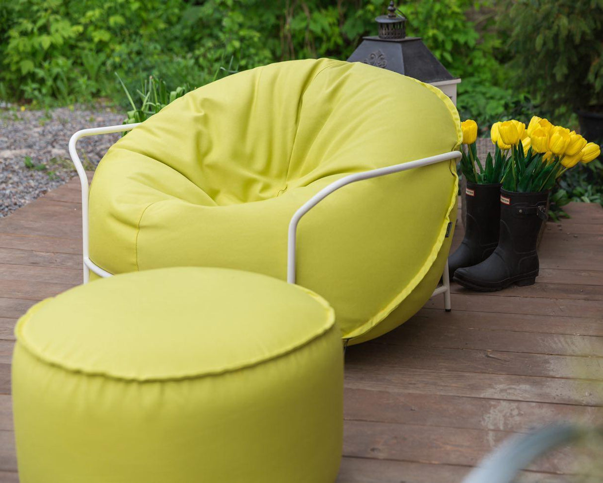 PUDDERBLÅ KANARIA UDENDØRS MØBELSTOF – VAND- & UV-RESISTENT