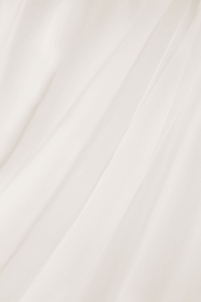 BRANDHÆMMENDE SEMI-TRANSPARENT VOILE TIL GARDINER (300 CM) - ECRU