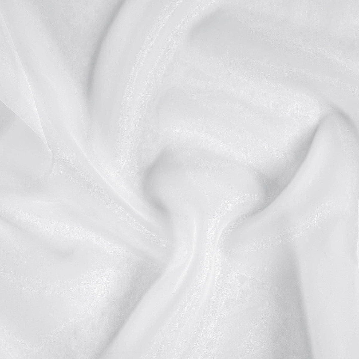 BRANDHÆMMENDE ORGANZA GARDINSTOF - HVID