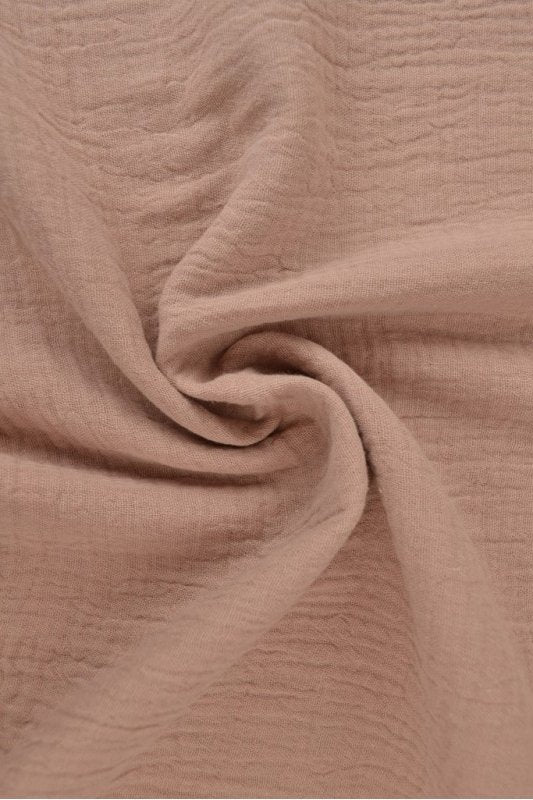 VINTAGE ROSA DOUBLE GAUZE MUSSELIN – BLØD & ÅNDBAR