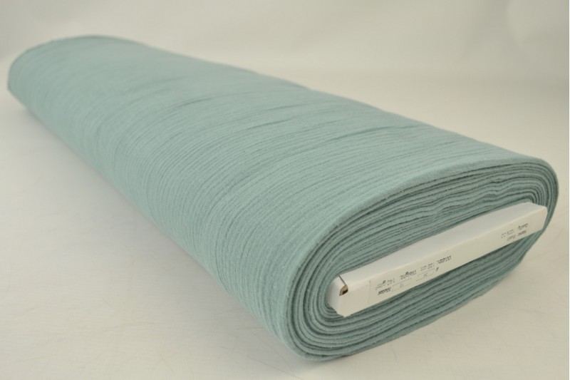 VINTAGE GRØN DOUBLE GAUZE MUSSELIN – BLØD & ÅNDBAR