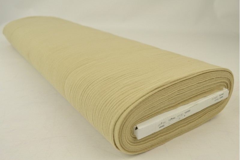 BEIGE DOUBLE GAUZE MUSSELIN – BLØD & ÅNDBAR