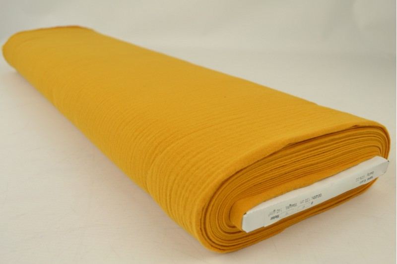KARRYGUL DOUBLE GAUZE MUSSELIN – BLØD & ÅNDBAR