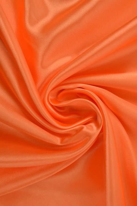 ORANGE SATIN STOF – LET & GLANSFULDT