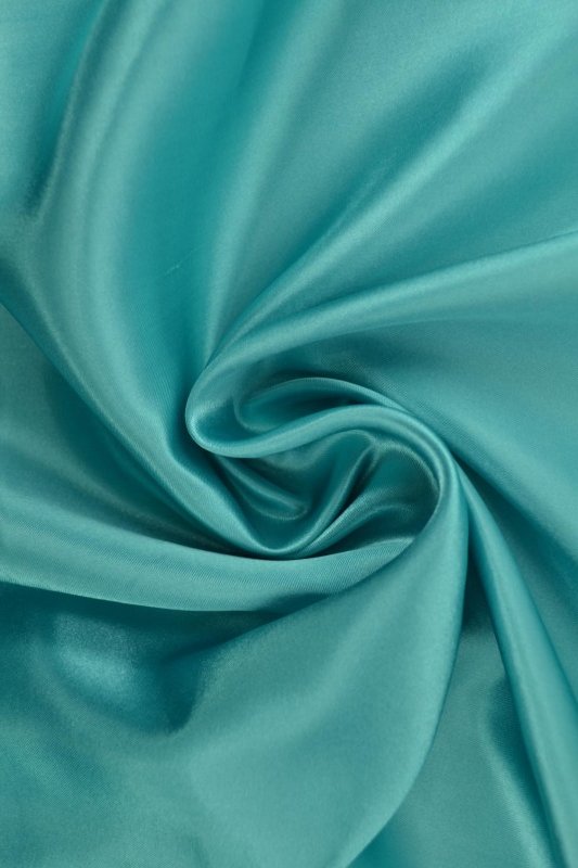 TURKIS SATIN STOF – LET & GLANSFULDT