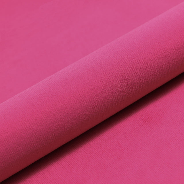 KLAR FUCHSIAROSA CASABLANCA MØBELVELOUR – MIKROSUEDE & SLIDSTÆRK