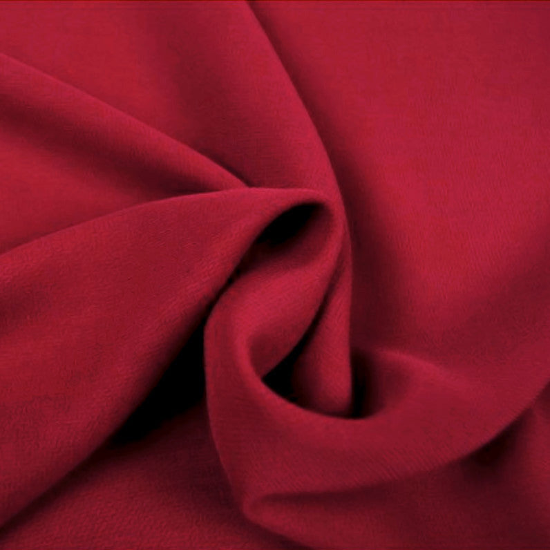 VINRØD CHIFFON – LET, GENNEMSIGTIG & MED FLOT FALD