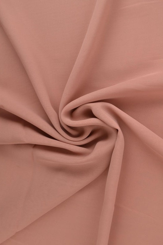 VINTAGE PINK CHIFFON – LET, GENNEMSIGTIG & MED FLOT FALD