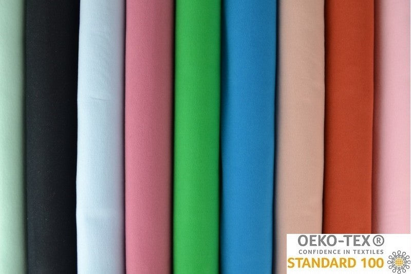 MINT GRØN BOMULDSFLANNEL – BLØD BØRSTET OVERFLADE & NATURLIG