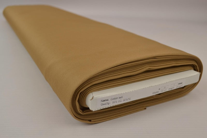 BEIGE BOMULDSTWILL – KRAFTIG & FORMSTABIL