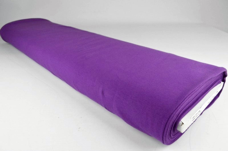 MØRK LILLA BOMULDSJERSEY – NATURLIG, ÅNDBAR & STRÆKBAR