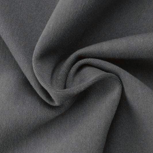 MØRKEGRÅ BOMULDSJERSEY – NATURLIG, ÅNDBAR & STRÆKBAR