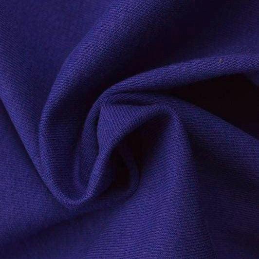 MØRKEBLÅ BOMULDSJERSEY – NATURLIG, ÅNDBAR & STRÆKBAR