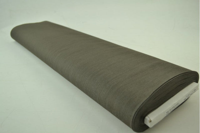 KHAKI UVASKET DENIM MED STRÆK – 370 G/M²