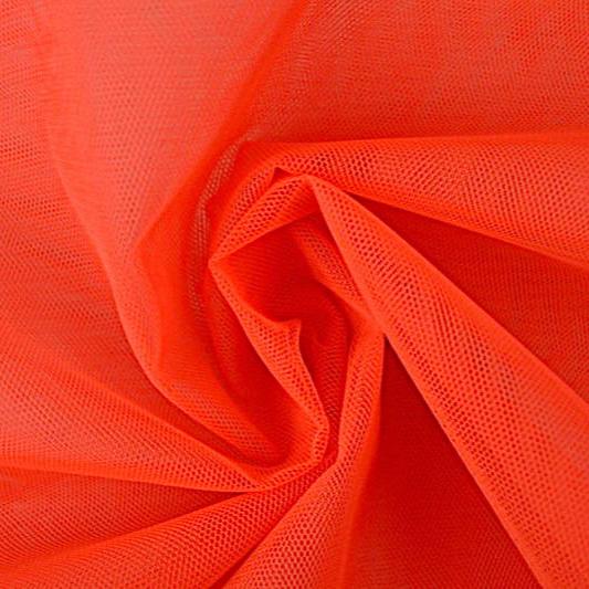 ORANGERØD BRANDHÆMMENDE STIFT TYL – LET, FORMFAST & CERTIFICERET