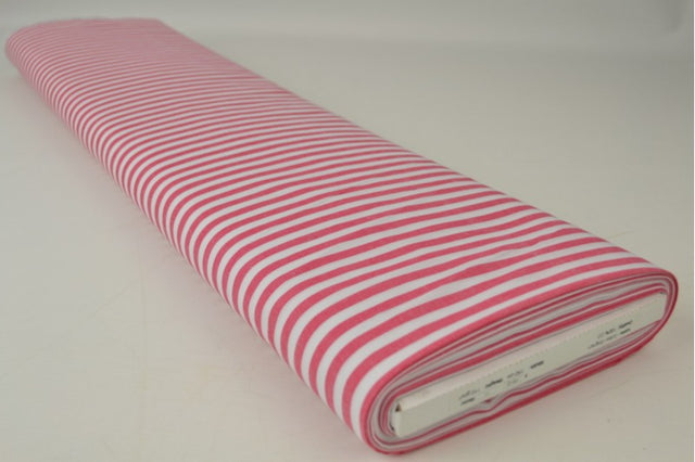 PINK 6,5 MM GINGHAM STRIBER – OEKO-TEX BOMULD, LET & ÅNDBAR