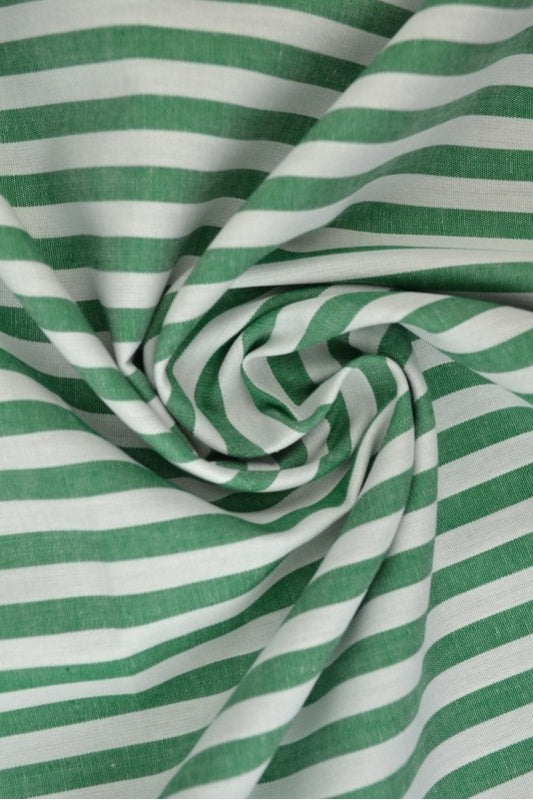 GRØN 6,5 MM GINGHAM STRIBER – OEKO-TEX BOMULD, LET & ÅNDBAR