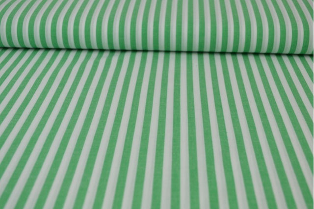 LYSEGRØN 6,5 MM GINGHAM STRIBER – OEKO-TEX BOMULD, LET & ÅNDBAR