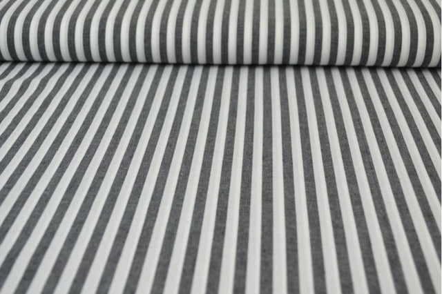 SORT 6,5 MM GINGHAM STRIBER – OEKO-TEX BOMULD, LET & ÅNDBAR