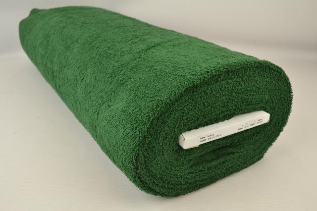 GRØN DOBBELTSIDET FROTTÉ – ABSORBERENDE HÅNDKLÆDESTOF (OEKO-TEX)