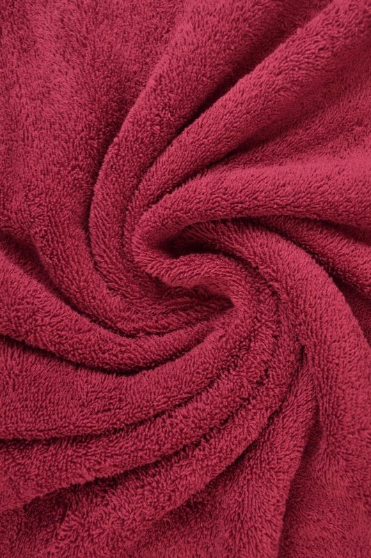 BORDEAUX DOBBELTSIDET FROTTÉ – ABSORBERENDE HÅNDKLÆDESTOF (OEKO-TEX)