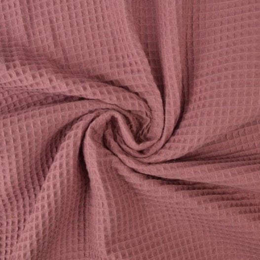 G&M Piqué VAFFEL PIQUE VINTAGE MØRK LYSERØD