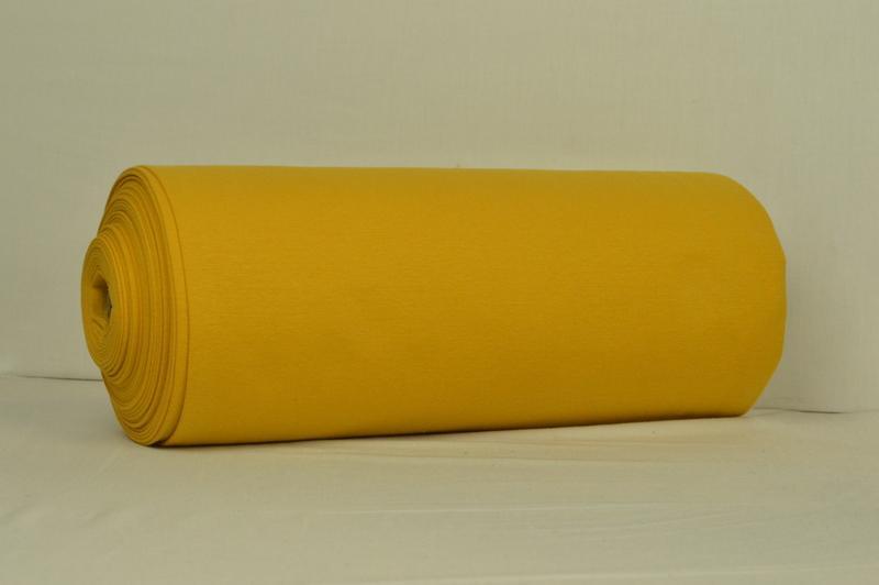 KARRYGUL RIB MED STRÆK – BOMULDSRIB & OEKO-TEX