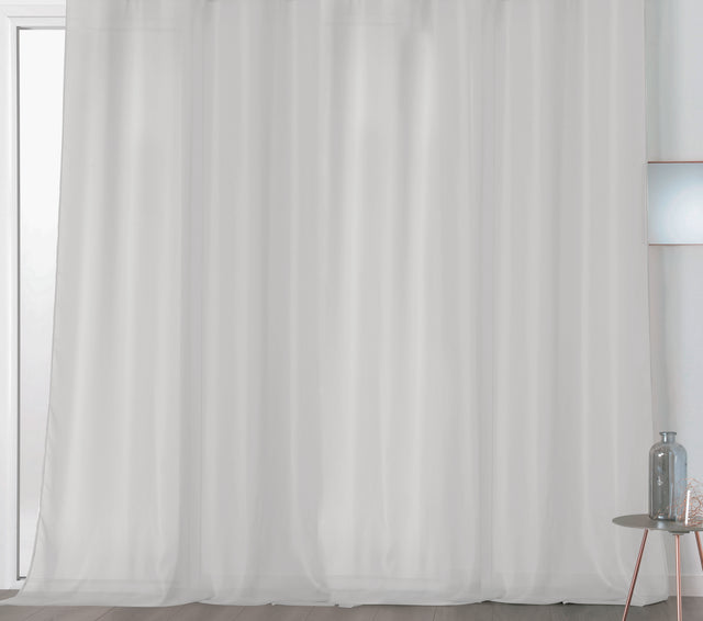 Chic chiffon stof til gardiner — hvid