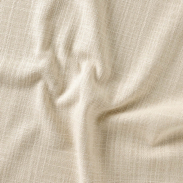 Tungt flammevævet bomuldsstof — beige, stofprøve