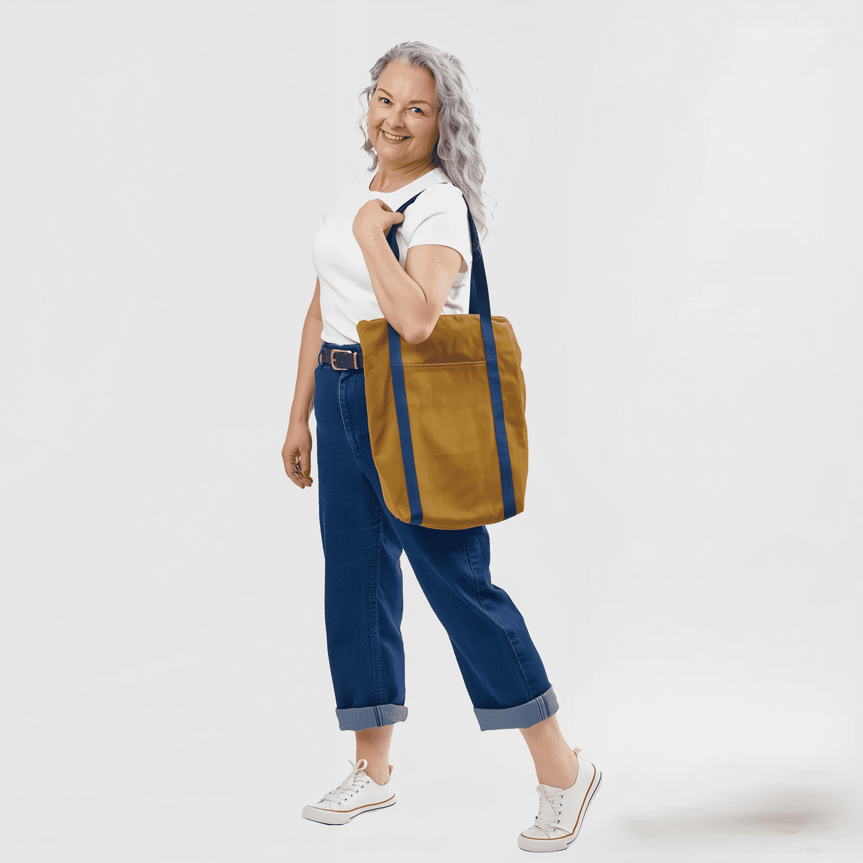 BEIGE BOMULDSTWILL – KRAFTIG & FORMSTABIL