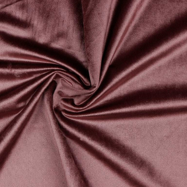 Garn & Metervarer Luxury velvet VINTAGE LYSERØD LUKSURIØST MØBELVELOUR