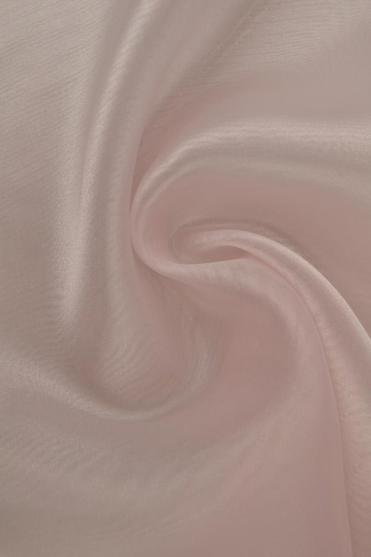 LYSERØD ORGANZA – TRANSPARENT & SKINNENDE