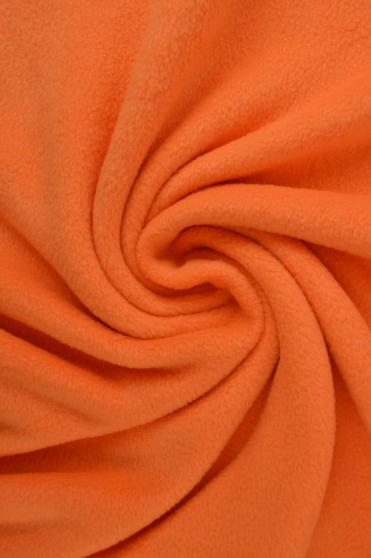 ORANGE POLAR FLEECE – ANTI-PILLING, VARM & LET
