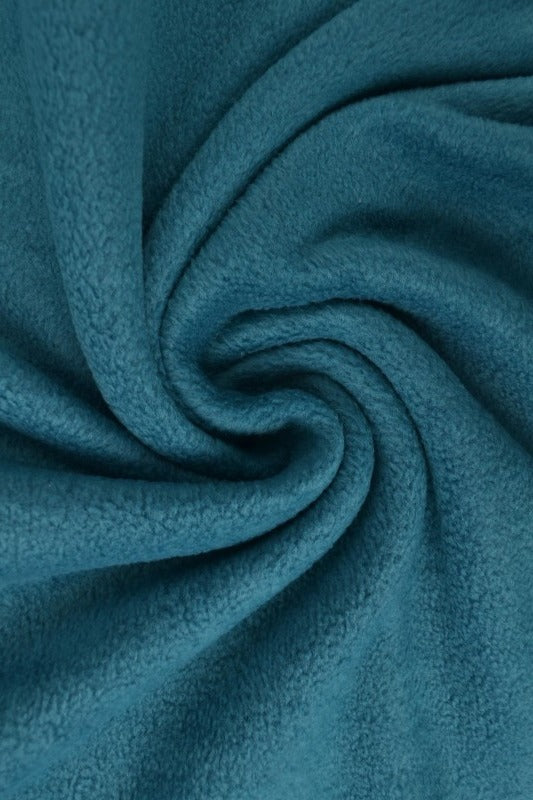 MØRK PETROLEUM POLAR FLEECE – ANTI-PILLING, VARM & LET
