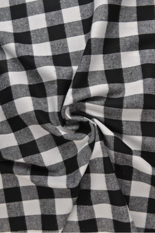 SORT OG HVID SKOTSKTERNET FLANNEL