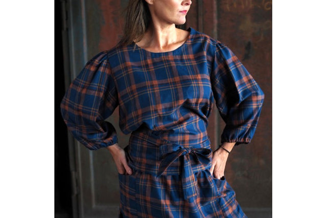 SORT OG GRØN SKOTSKTERNET FLANNEL